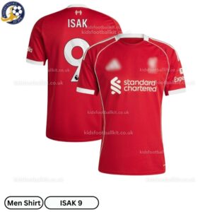 Lvr^_^pooI Home Men Football Shirt 202526 – ISAK 9-overview